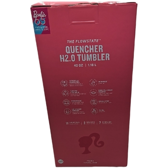 Barbie X Stanley 40 oz Quencher Tumbler NWT - Picture 3 of 7